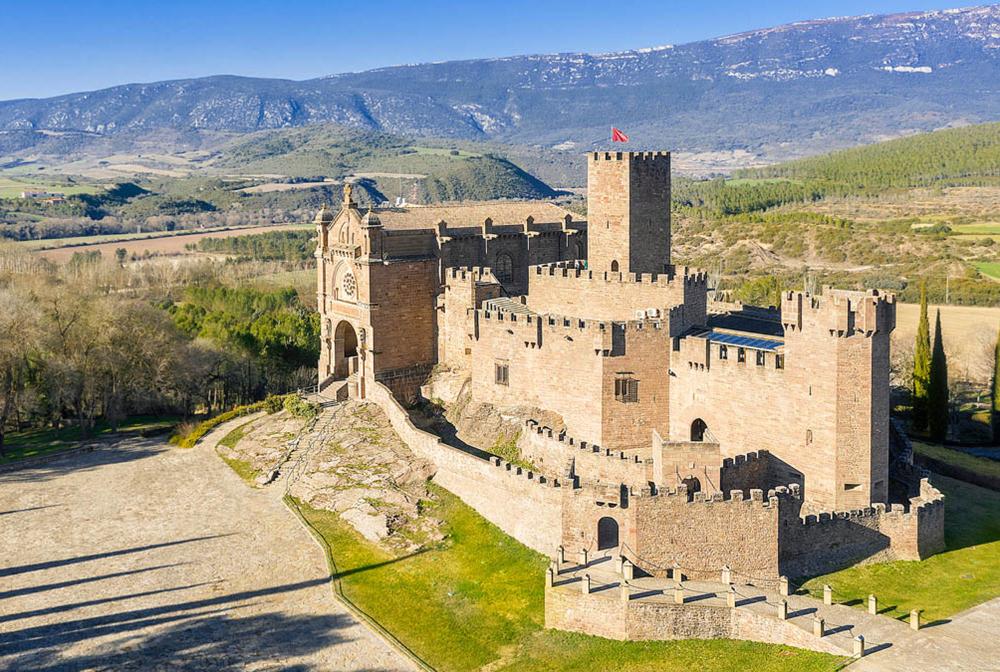 vista del Castillo de Javier